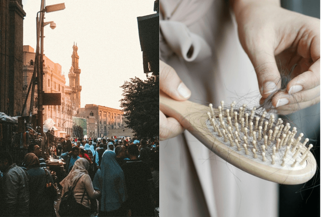 Is it that your hair is really bad? Or it’s just Cairo's weather?
