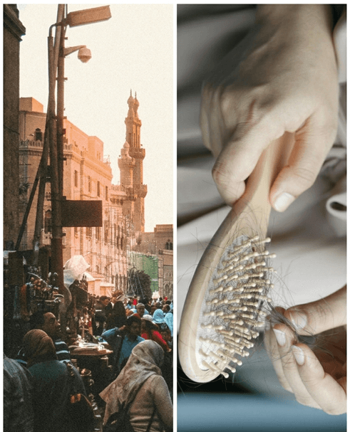 Is it that your hair is really bad? Or it’s just Cairo's weather?